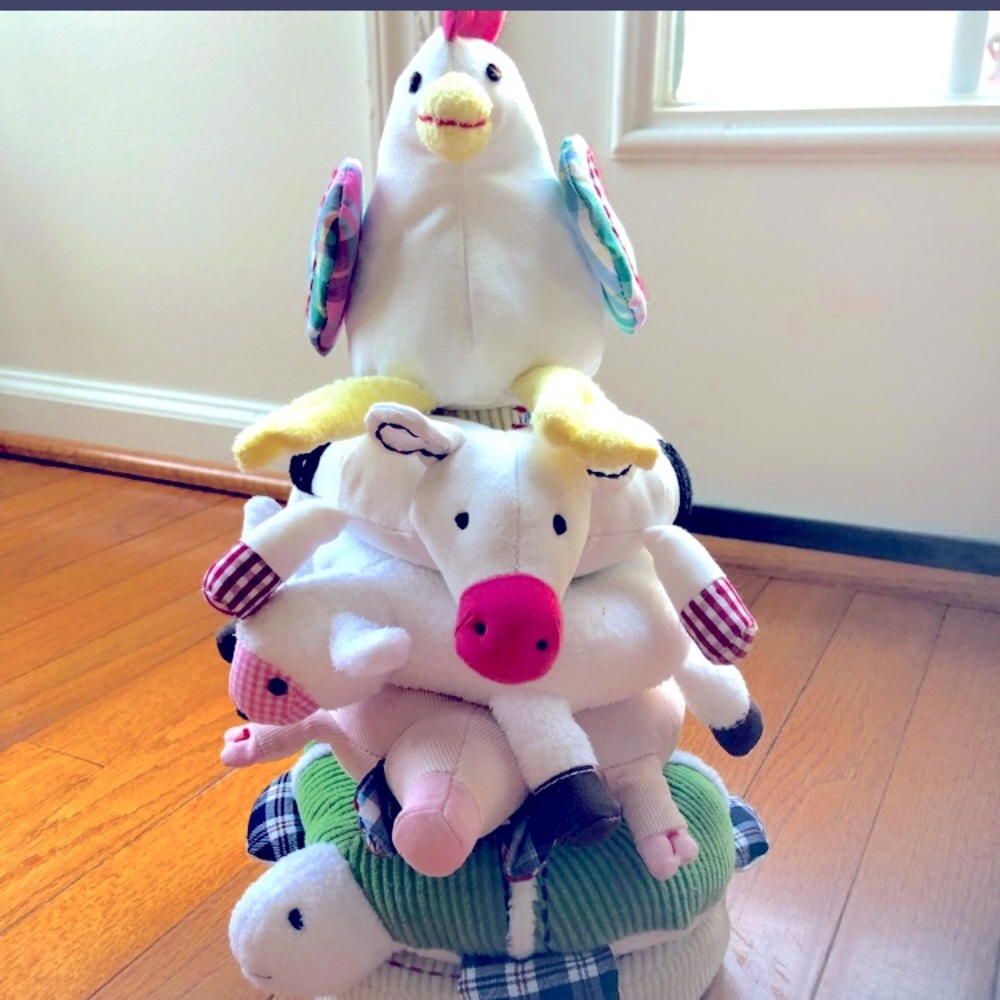 Pottery Barn Farm Animal Stacker
